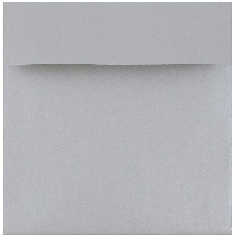 JAM Paper 6 x 6 Square Metallic Invitation Envelopes, Stardream Silver, Bulk 1000/Carton (V018307B)