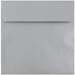 JAM Paper 6.5 x 6.5 Square Metallic Invitation Envelopes, Stardream Silver, 25/Pack (GCST509)
