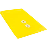JAM Paper Plastic Filing Envelope with Button & String Closure, Yellow, 12/Pack (472B1YE)