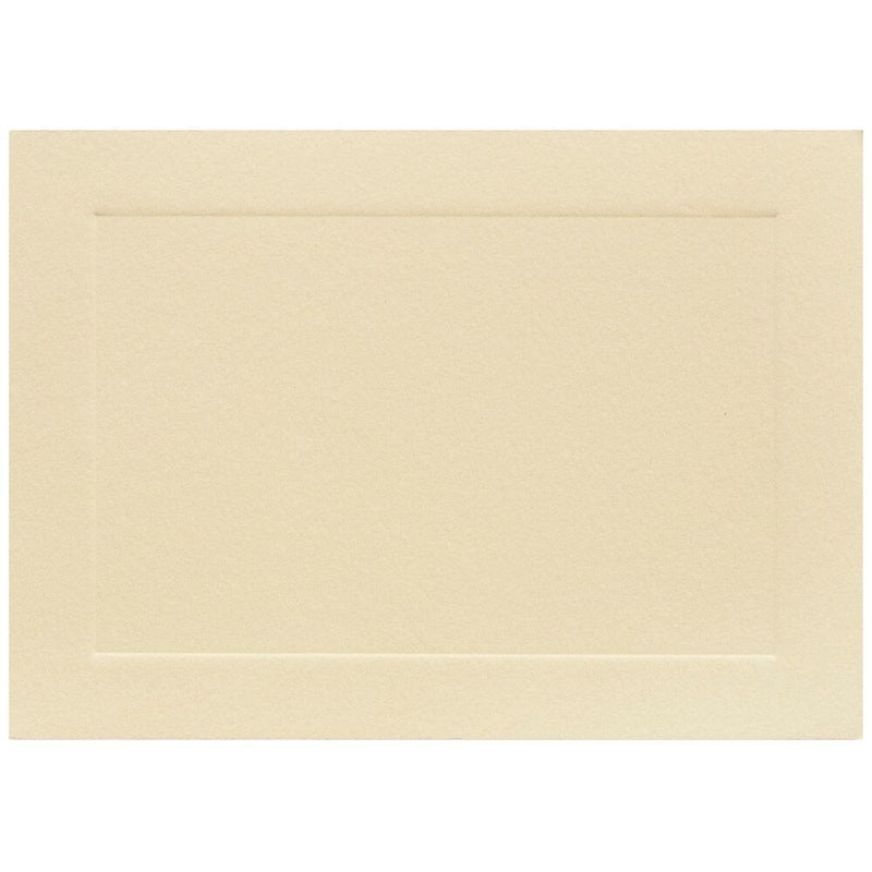 JAM Paper® Blank Flat Note Cards, 4Bar A1 Size, 3 1/2 x 4 7/8, Ivory Panel, 50/Pack (175964i)