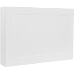 JAM Paper® Blank Flat Note Cards, 4Bar A1 Size, 3 1/2 x 4 7/8, White Panel, 50/Pack (175965i)