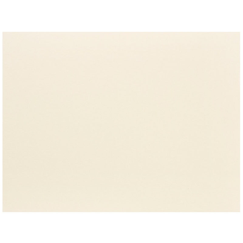 JAM Paper® Blank Flat Note Cards, A2 Size, 4 1/4 x 5.5, Ivory, 50/Pack (175971i)