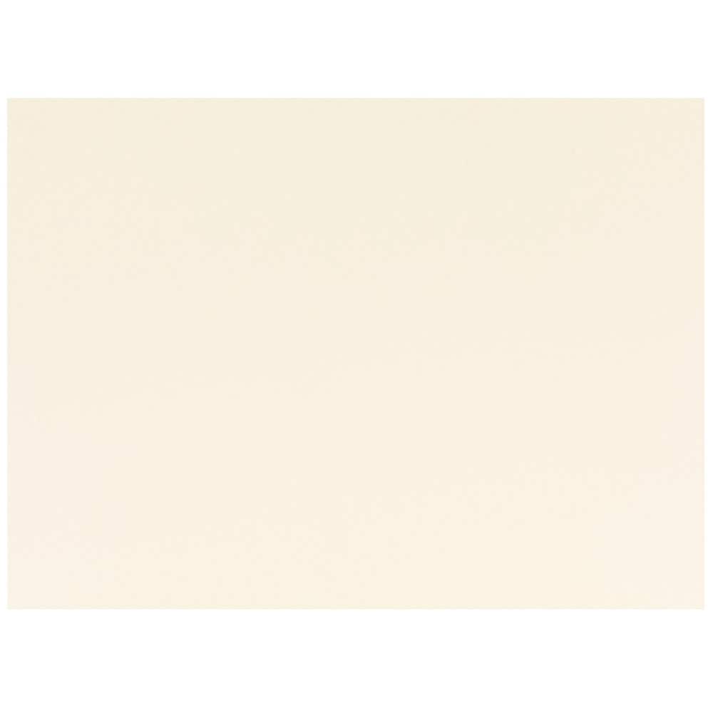 JAM Paper® Blank Flat Note Cards, A6 Size, 4 5/8 x 6 1/4, Ivory, 50/Pack (175991i)