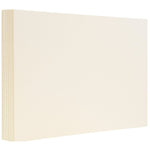 JAM Paper® Blank Flat Note Cards, A6 Size, 4 5/8 x 6 1/4, Ivory, 50/Pack (175991i)