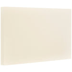 JAM Paper® Blank Flat Note Cards, A7 Size, 5 1/8 x 7, Ivory, 50/Pack (1751005i)