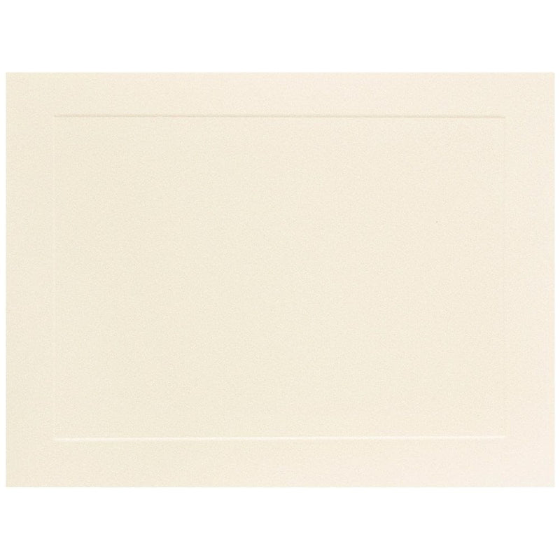 JAM Paper® Blank Flat Note Cards, A7 Size, 5 1/8 x 7, Ivory Panel, 50/Pack (98040i)