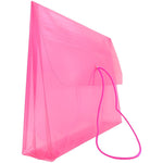 JAM Paper Standard Plastic Document File, 1 Pocket, Letter, Fuchsia Pink, 12/Pack (218E25FUB)