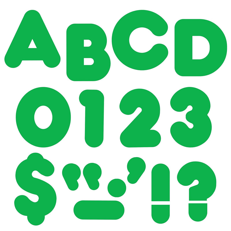 Trend Enterprises Ready Letters, Green, 72/Pack (T-458)