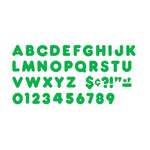 Trend Enterprises Ready Letters, Green, 72/Pack (T-458)