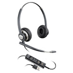 Plantronics Encorepro HW725 Stereo Headset, Over-the-Head, Black (783M6AA)