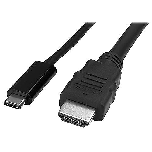 StarTech USB-C to HDMI Male/Male Adapter Cable, 1 m, Black (CDP2HDMM1MB)