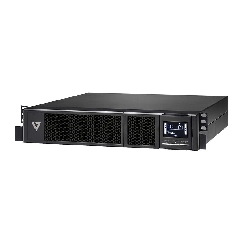 V7® UPS1RM2U1500-1N 8 Outlets 720 J 1500 VA/1350 W Rack Mount UPS, 10'