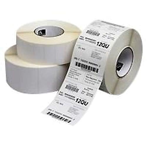 Zebra® 2 1/4" x 3/4" Thermal Label, White, 12/Pack