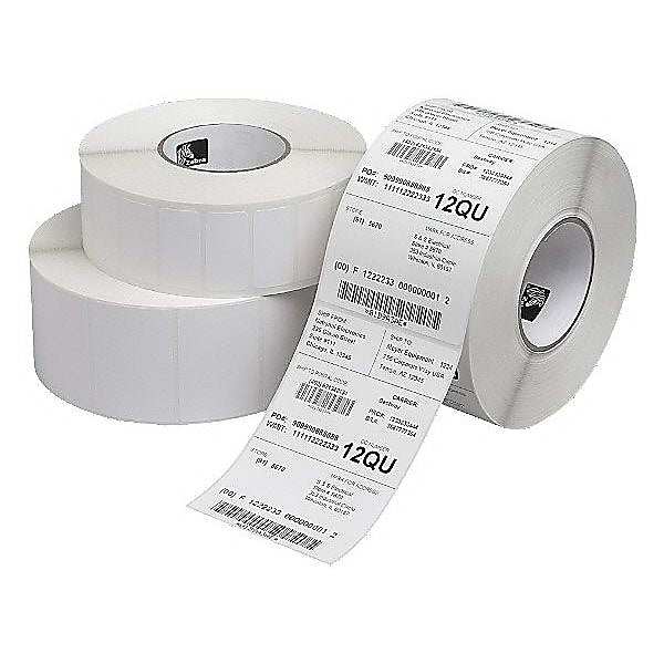 Zebra Thermal Barcode Label, 3" L x 2" W, White, 125 Labels/Roll, 36 Rolls/Case (LD-R7AM5R)