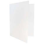 JAM Paper Two-Pocket Textured Linen Business Folders, White, 6/Pack (95448D)