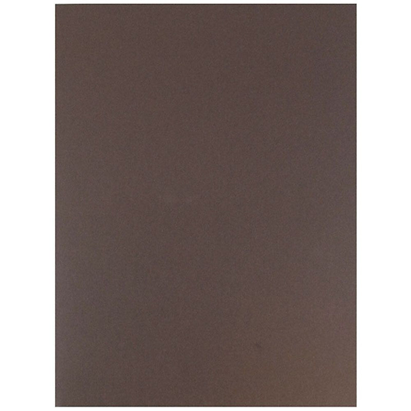 JAM Paper Linen 2-Pocket Presentation Folder, Chocolate Brown, 100/Carton (386LBRB)
