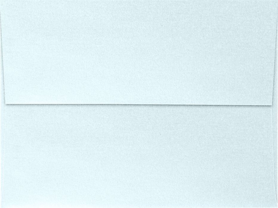 LUX A7 Invitation Envelopes (5 1/4 x 7 1/4) 50/Box, Aquamarine Metallic (5380-02-50)