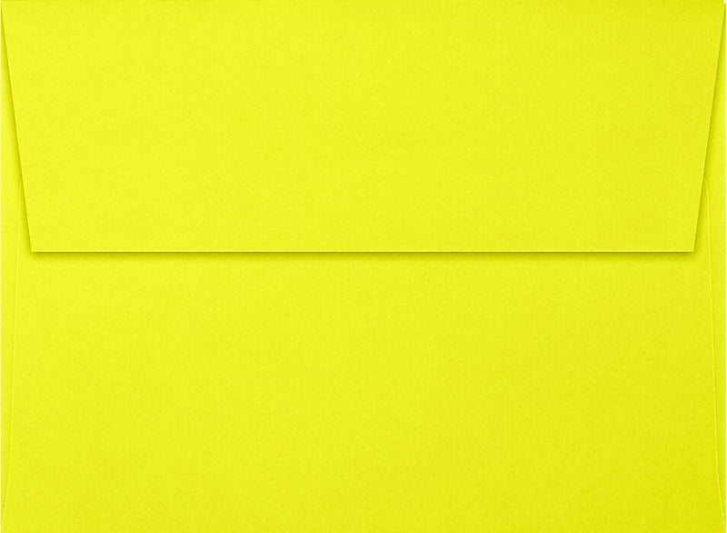 LUX A7 Invitation Envelopes (5 1/4 x 7 1/4) 50/Box, Citrus (FE4280-20-50)