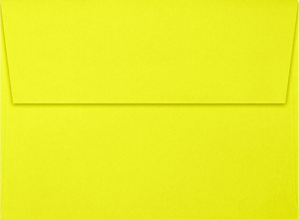 LUX A7 Invitation Envelopes (5 1/4 x 7 1/4) 50/Box, Citrus (FE4280-20-50)