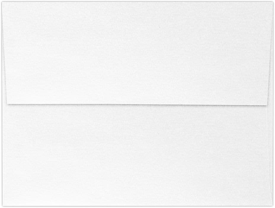 LUX A7 Invitation Envelopes (5 1/4 x 7 1/4) 50/Box, Crystal Metallic (5380-30-50)