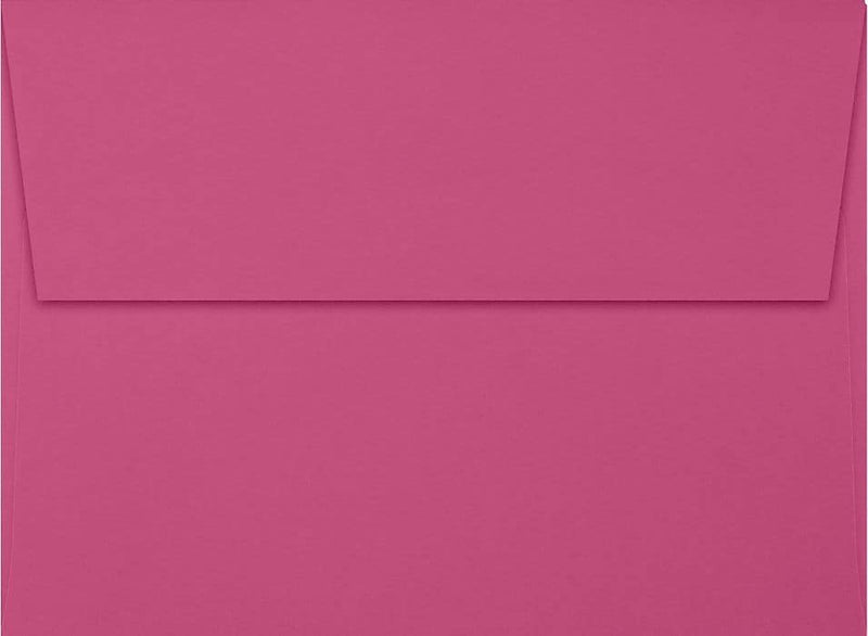 LUX A7 Invitation Envelopes (5 1/4 x 7 1/4) 50/Box, Magenta (EX4880-10-50)