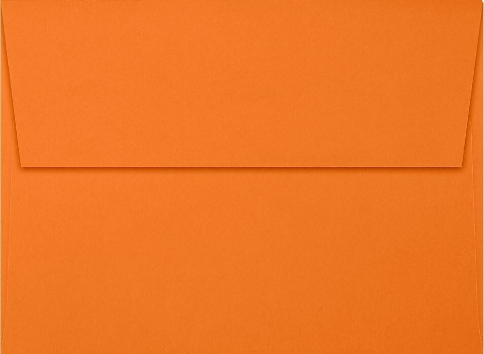 LUX A7 Invitation Envelopes (5 1/4 x 7 1/4) 50/Box, Mandarin (EX4880-11-50)