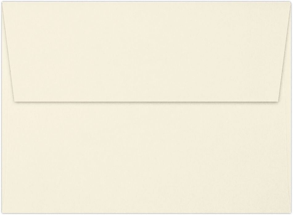 LUX A7 Invitation Envelopes (5 1/4 x 7 1/4) 50/Box, Natural - 100% Recycled (4880-NPC-50)