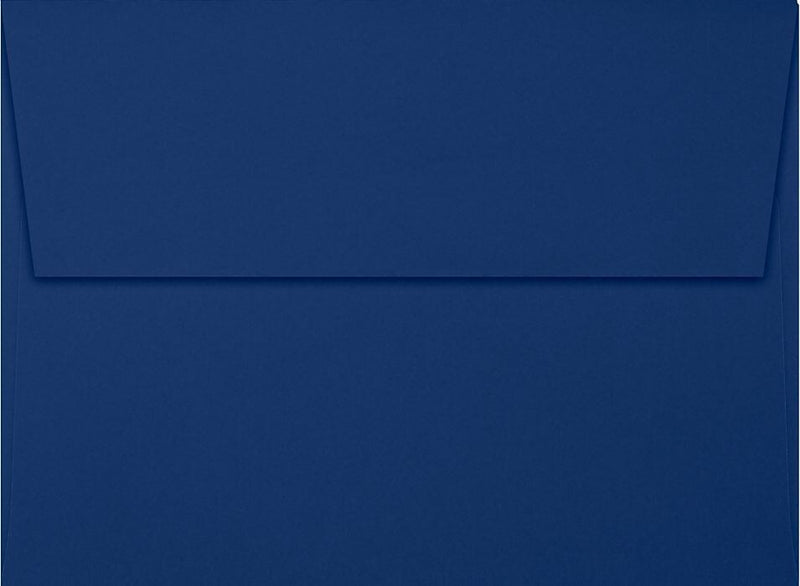 LUX A7 Invitation Envelopes (5 1/4 x 7 1/4) 50/Box, Navy (LUX-4880-103-50)