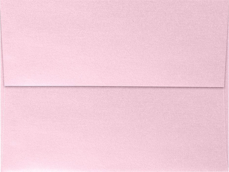 LUX A7 Invitation Envelopes (5 1/4 x 7 1/4) 50/Box, Rose Quartz Metallic (5380-04-50)