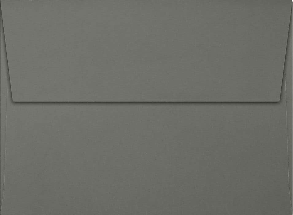 LUX A7 Invitation Envelopes (5 1/4 x 7 1/4) 50/Box, Smoke (EX4880-22-50)