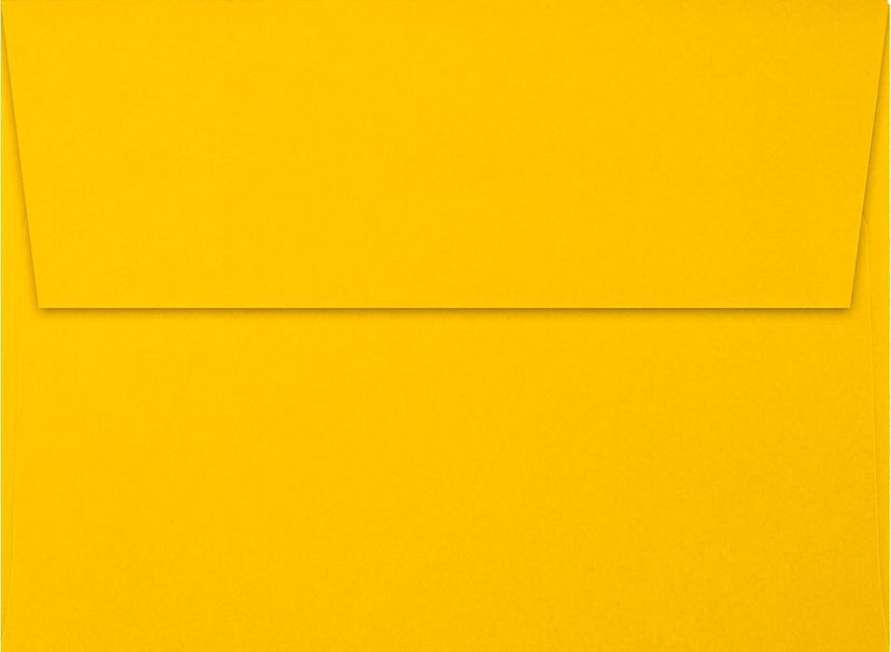 LUX A7 Invitation Envelopes (5 1/4 x 7 1/4) 250/Box, Sunflower (EX4880-12-250)