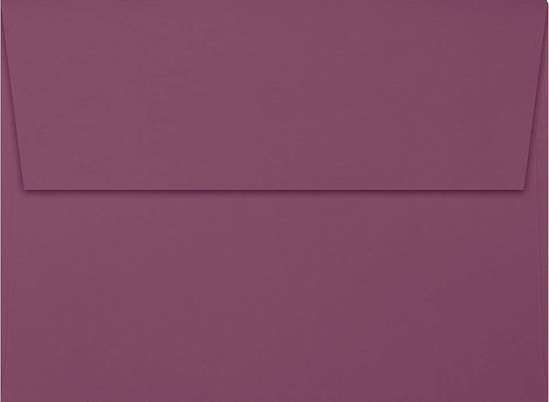 LUX A7 Invitation Envelopes (5 1/4 x 7 1/4) 50/Box, Vintage Plum (LUX-4880-104-50)