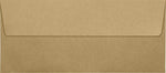 LUX 70lbs. 4 1/8" x 9 1/2" #10 Square Flap Envelopes, Grocery Bag Brown, 250/BX