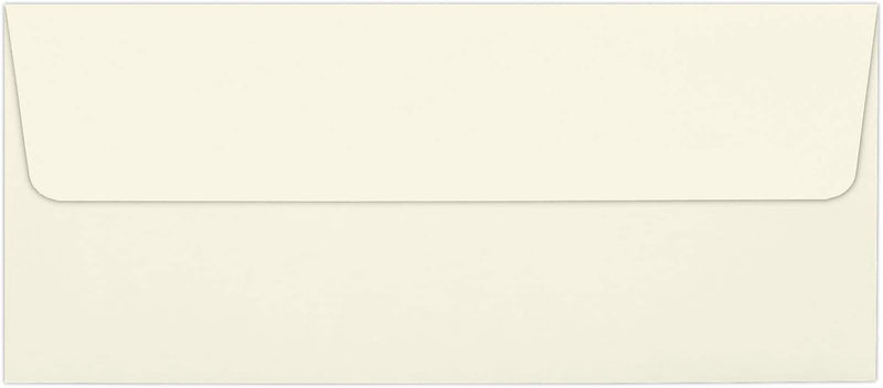 LUX 80lbs. 4 1/8" x 9 1/2" #10 Square Flap Envelopes, Natural, 1000/BX