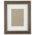 AbilityOne Walnut Vinyl Picture Frames, 8 1/2" x 11", 12/BX (7105014089957)