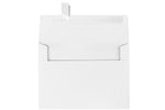 LUX A7 Square Flap Invitation Envelopes with Peel & Press, 5.25" x 7.25", White, 50/Pack (4880-WPP-50)