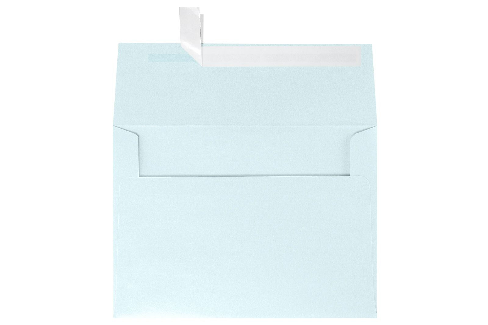 LUX A7 Invitation Envelopes (5 1/4 x 7 1/4) 50/Box, Aquamarine Metallic (5380-02-50)