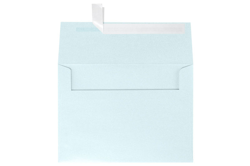 LUX A7 Invitation Envelopes (5 1/4 x 7 1/4) 50/Box, Aquamarine Metallic (5380-02-50)