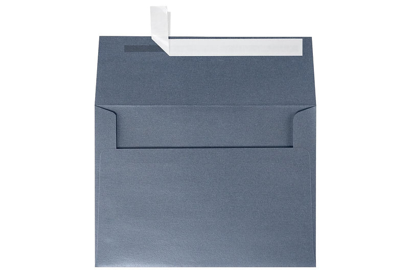 LUX A7 Invitation Envelopes (5 1/4 x 7 1/4) 250/Box, Anthracite Metallic (5380-15-250)