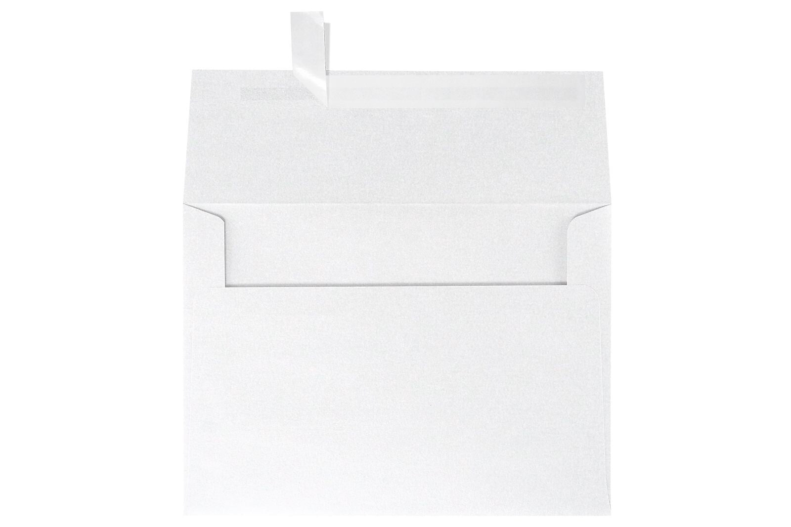 LUX A7 Invitation Envelopes (5 1/4 x 7 1/4) 50/Box, Crystal Metallic (5380-30-50)