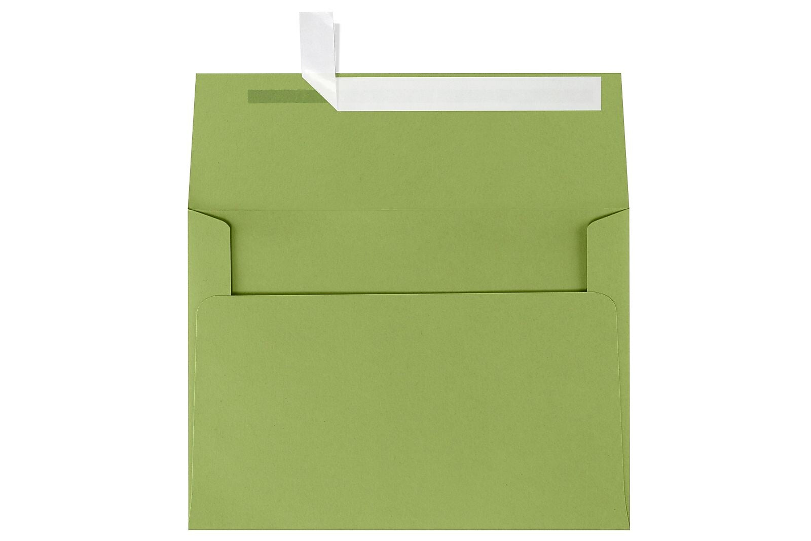 LUX A7 Invitation Envelopes (5 1/4 x 7 1/4) 500/Box, Avocado (EX4880-27-500)