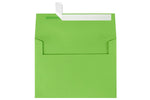 LUX 5 1/4" x 7 1/4" A7 Invitation Envelopes W/Peel & Press, Limelight Green, 250/BX