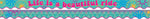 Barker Creek Double-Sided Scalloped Border, 36"' x 2.25", Bohemian, 13/Pack (BC909)