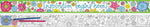 Barker Creek Double-Sided Border with Quote, 35" x 3", Color Me! In My Garden, 12/Pack (BC911)