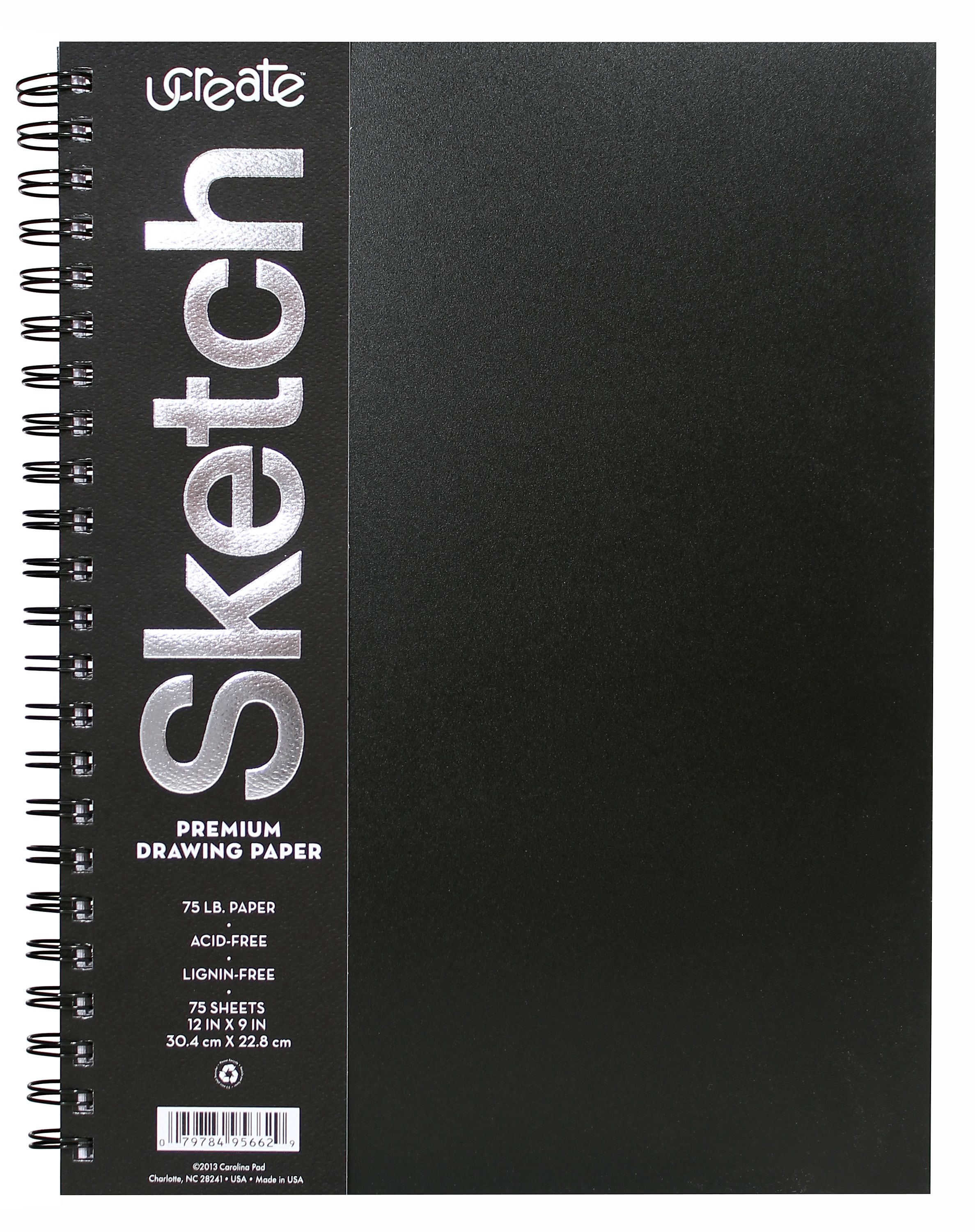 uCreate 9" x 12" Sketch Pad, 75 Sheets/Pad (37088CPP)
