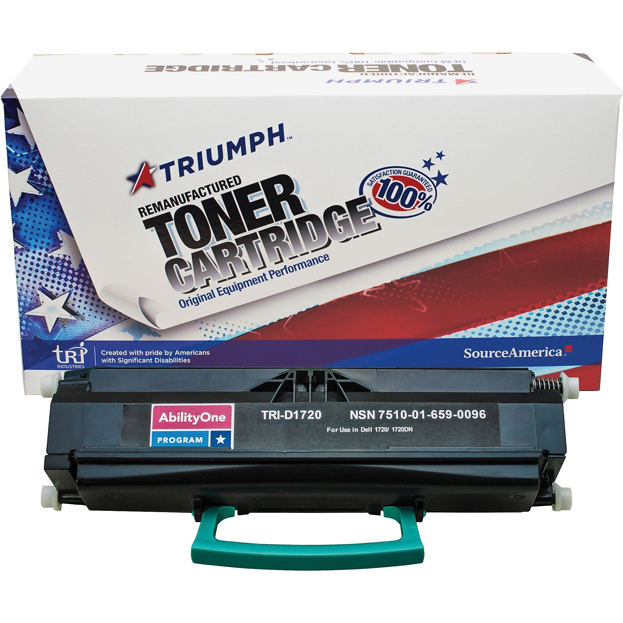 AbilityOne SKILCRAFT Remanufactured Black Standard Yield Toner Cartridge Replacement for Dell 310-8709 (310-8709)