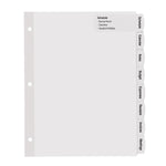Avery Big Tab Printable Paper Dividers with Large White Labels, 8 Tabs, White, 20 Sets/Pack (14441)