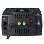 CyberPower Intelligent LCD UPS Series 825VA Battery Backup UPS, 8-Outlets, Black (T14237)