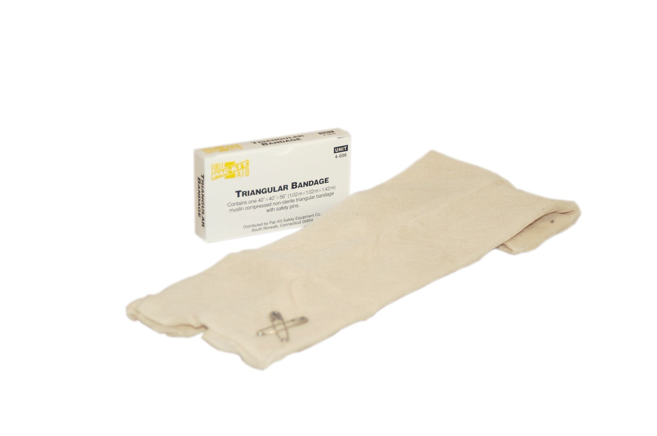 First Aid Only 40" x 56" Triangular Sling Bandage with Safety Pins (AN5071)