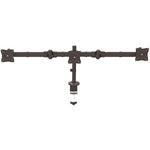 StarTech Desk Mount Triple Monitor Arm, Steel Adjustable Arm, Up to 24", Black (ARMTRIO)